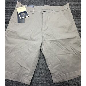 Aiopeson Shorts Mens 32 Gray Street Short Flat Front Casual Chino Cotton Pockets